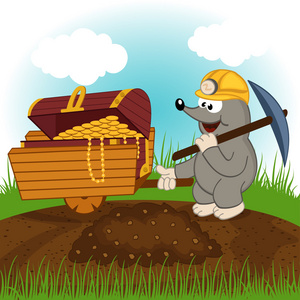 宝藏挖鼹鼠挖宝藏照片