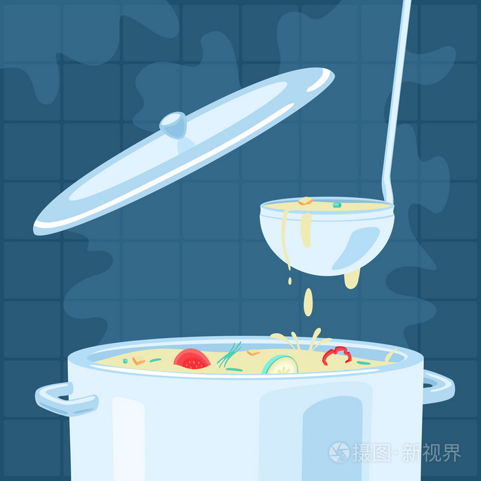 矢量它制作图案锅汤插画-正版商用图片1mmxno-摄图新视界