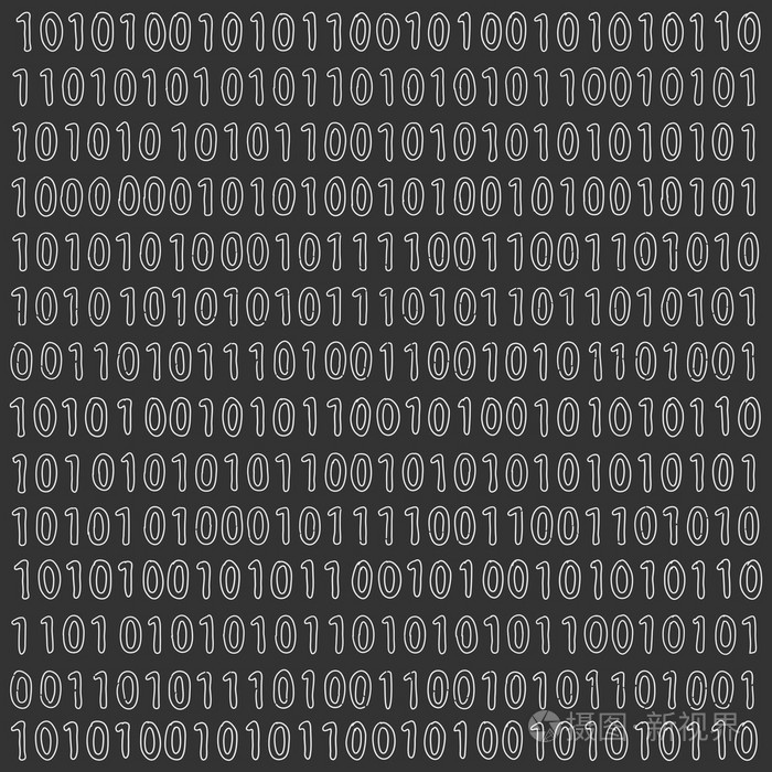 二进制数字信号背景