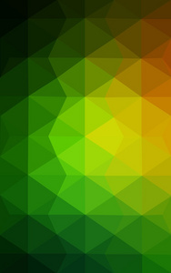 多色的暗红色 绿色的多边形设计模式，三角形和梯度的折纸样式组成的
