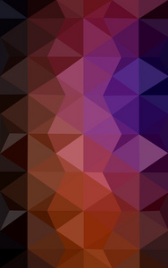 多色黑粉色 红色 橙色多边形设计模式，三角形和梯度的折纸样式组成的