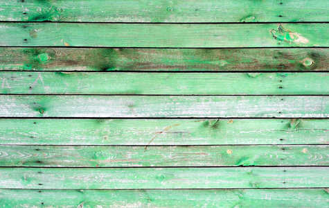 绿色旧漆木门纹理作为背景