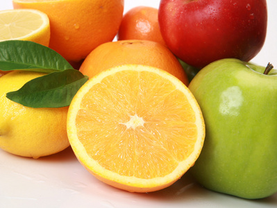 成熟的水果，对健康饮食