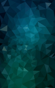 多色的暗绿色 蓝色的多边形设计模式，三角形和梯度的折纸样式组成的