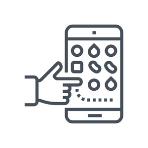 移动应用程序图标照片