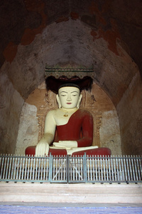 Sulamani，老佛雕像在缅甸蒲甘的老塔寺