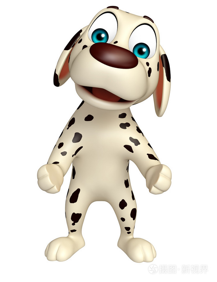 狗滑稽的卡通人物