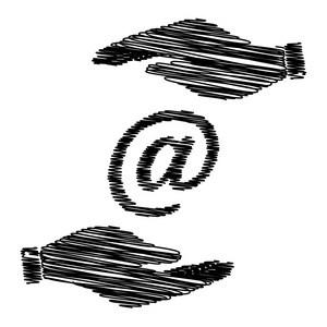 邮件标志与涂抹效果