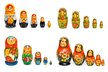 俄罗斯玩具 matrioshka 一套