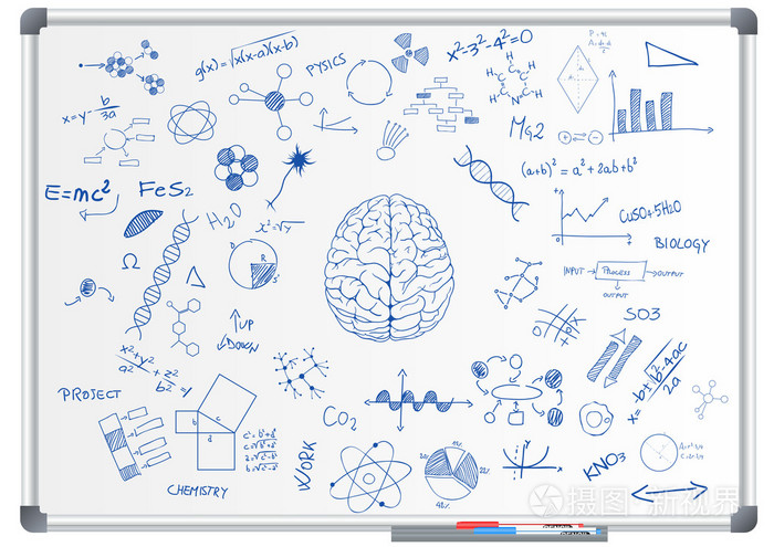 考试脑科学插图图片