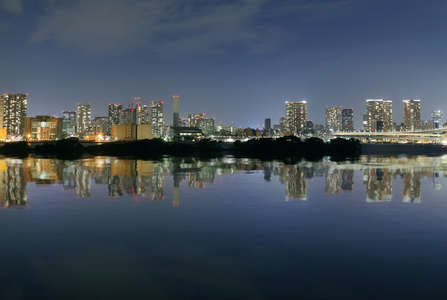 台场，东京的城市景观