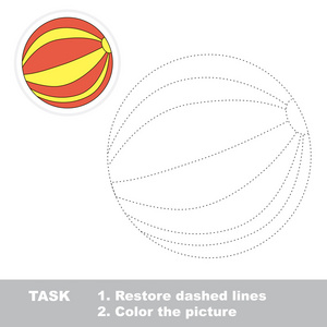 要跟踪的球。矢量跟踪游戏