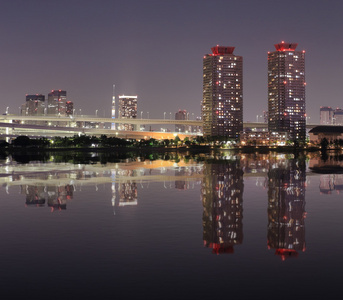 台场，东京的城市景观