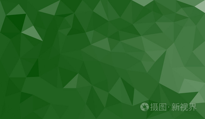 绿色渐变抽象多边形背景
