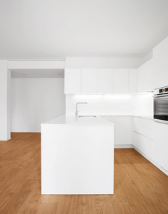 室内现代公寓的厨房