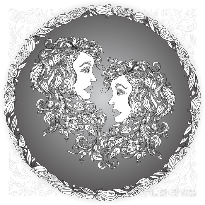 十二宫杀手签署双子星座照片 正版商用图片1movto 摄图新视界