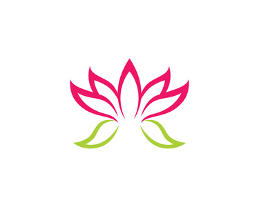 莲花花 logo 瑜伽和健康