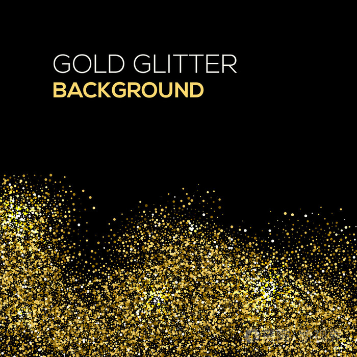 抽象的金粉闪光背景.金色的爆炸的五彩纸屑.金微粒状的抽象背景
