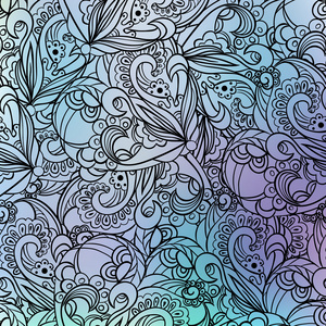 花卉装饰.孩子的画.设计模板照片