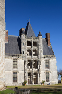 Chateaudun 城堡，厄尔省et卢瓦尔 中心，法国