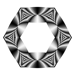 梯度矢量的光学错觉, 抽象几何设计元素