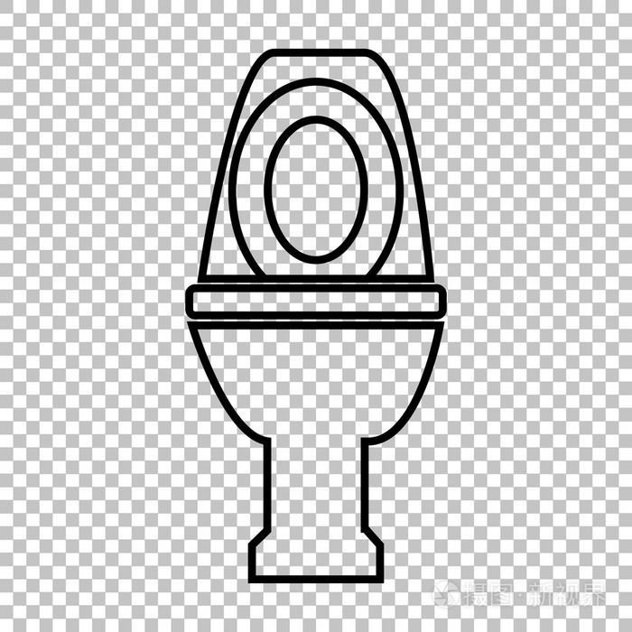 厕所线矢量图标插画-正版商用图片1mplk8-摄图新视界
