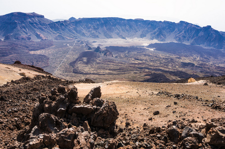 泰德火山火山口图片