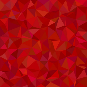不规则的红色三角形马赛克背景设计