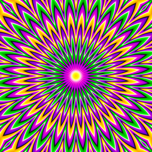 运动的视错觉图片