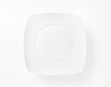 白色方形餐盘