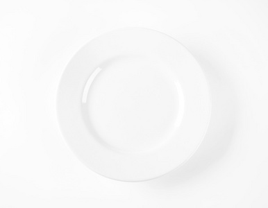 白色的餐盘