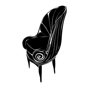 装饰艺术扶手椅
