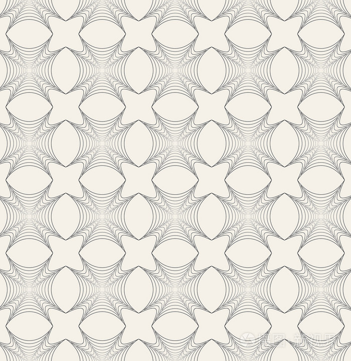 几何无缝图案设计,简单形状