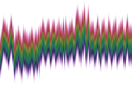 多彩的色泽抽象频谱波形图片