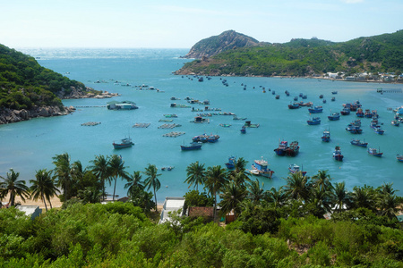 越南海滩,荣市 hy 湾,越南旅行照片