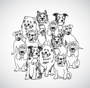 狗儿陪伴图片-狗儿陪伴素材-狗儿陪伴插画-摄图新视界