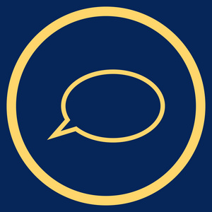 情人头平圆形矢量图标