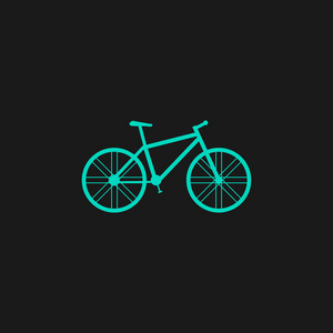 自行车平图标