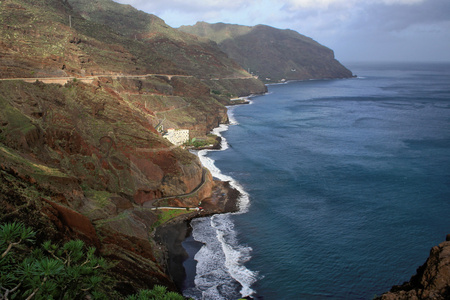 特内里费岛美丽的海岸线