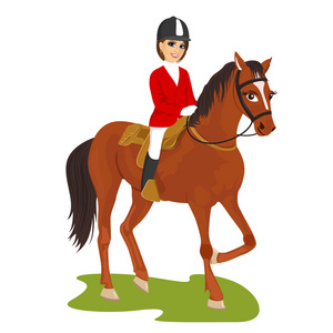 骑白马的女骑士图片