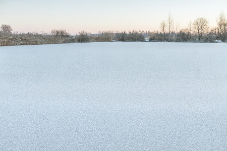 雪湖上