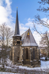 在 Muehlhausen 圣 Petrikirche