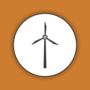 风力涡轮机图标