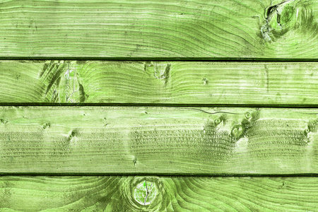 古老的绿色木材纹理与自然模式