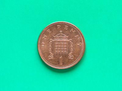 Gbp 英镑硬币1 分钱