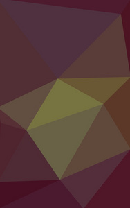多色的暗绿色 黄色 橙色的多边形设计模式，三角形和梯度的折纸样式组成的