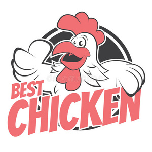 标志的搞笑卡通鸡公鸡头复活节彩蛋小鸡一只母鸡和她的七个蛋鸡斗鸡鸡