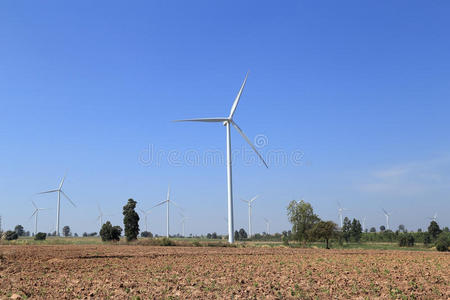 产生替代能源的风力涡轮机