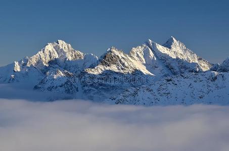 天空 冬天 塔特拉 首脑会议 风景 波兰