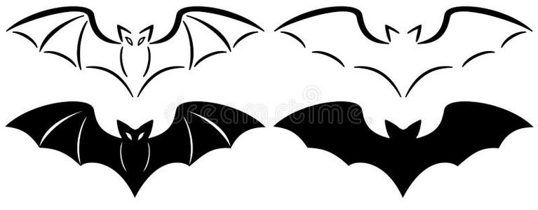 假日 签名 卡通 恐怖 航班 哺乳动物 偶像 蝙蝠 插图